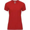 Camiseta Mujer Control Dry Entallada Rojo Xl