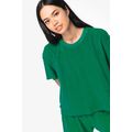 Camiseta de rizo para mujer corte oversize