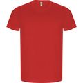 Camiseta Algodón Orgánico Manga Corta Rojo 5/6