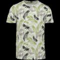 Camiseta diseño tropical hombre Ivory Palm Leaves M
