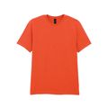 Camiseta hombre algodón preencogido Orange L