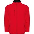Cazadora Softshell con cremallera invertida Rojo 2Xl