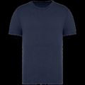 Camiseta algodón corte ajustado Washed Navy Blue L