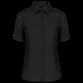 Camisa de mujer sin arrugas Black Xs