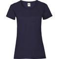 Camiseta entallada mujer 100% algodón Navy Xxl