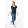 Camiseta de punto piqué mujer