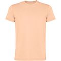 Camiseta de algodón lavado ácido de hombre Papaya Claro Lavado L