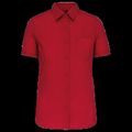 Camisa easy care manga corta mujer Classic Red M