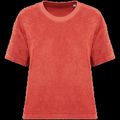 Camiseta de rizo para mujer corte oversize Paprika Xs