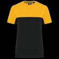 Camiseta bicolor eco Black / Yellow Xxl