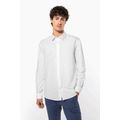 Camisa tejido oxford de manga larga