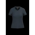 Camiseta de manga corta cuello pico mujer Navy 3Xl