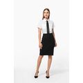 Camisa piloto manga corta mujer