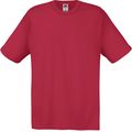 Camiseta algodón cuello redondo Brick Red L