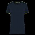 Camiseta mujer antibolitas Navy / Fluorescent Yellow S