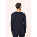 Camiseta cuello de pico hombre manga larga