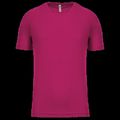 Camiseta de deporte hombre poliéster Fuchsia Xs