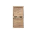 Caja de madera con cierre magnético