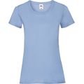 Camiseta entallada mujer 100% algodón Sky Blue Xs