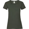 Camiseta entallada mujer 100% algodón Bottle Green L