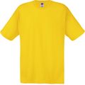 Camiseta algodón cuello redondo Yellow L