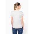 Camiseta de manga corta cuello pico mujer