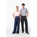 Camisa oxford mujer manga corta