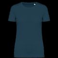 Camiseta chica algodón orgánico Peacock Blue Xxl