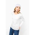 Camiseta manga larga mujer y cuello redondo
