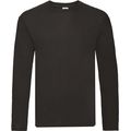 Camiseta Básica manga larga algodón Black 3Xl