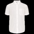 Camisa popelina manga corta infantil White 10/12 Ans