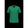 Camiseta de algodón con cuello de pico Kelly Green Xl