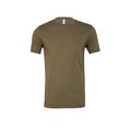 Camiseta cuello redondo manga corta Olive Triblend Xxl