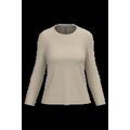 Camiseta algodón de manga larga mujer Light Sand 3Xl