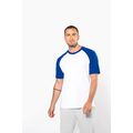 Camiseta bicolor manga corta hombre