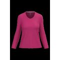 Camiseta manga larga mujer algodón entallada Fuchsia 3Xl