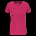 Camiseta de deporte mujer poliéster Fuchsia Xs