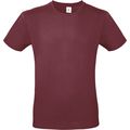 Camiseta hombre 100% algodón preencogido Burgundy Xl