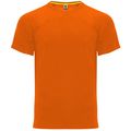 Camiseta Técnica Unisex Manga Ranglán Naranja Fluor Xl