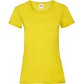 Camiseta entallada mujer 100% algodón Yellow Xl