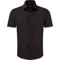 Camisa entallada hombre Black Xxl