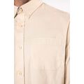 Camisa de algodón con bolsillo y cuello con botones
