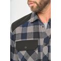 Camisa a cuadros algodón con bolsillos