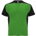 Camiseta técnica transpirable de secado rápido Verde Helecho/Negro Xl