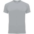 Camiseta técnica manga corta cuello redondo Gris Xl