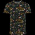 Camiseta diseño tropical hombre Navy Paradise Bird Xs