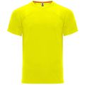 Camiseta Técnica Unisex Manga Ranglán Amarillo Fluor M
