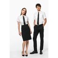Camisa piloto manga corta mujer