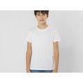 Camiseta Niño Blanca Algodón Sin Costuras