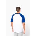 Camiseta bicolor manga corta hombre